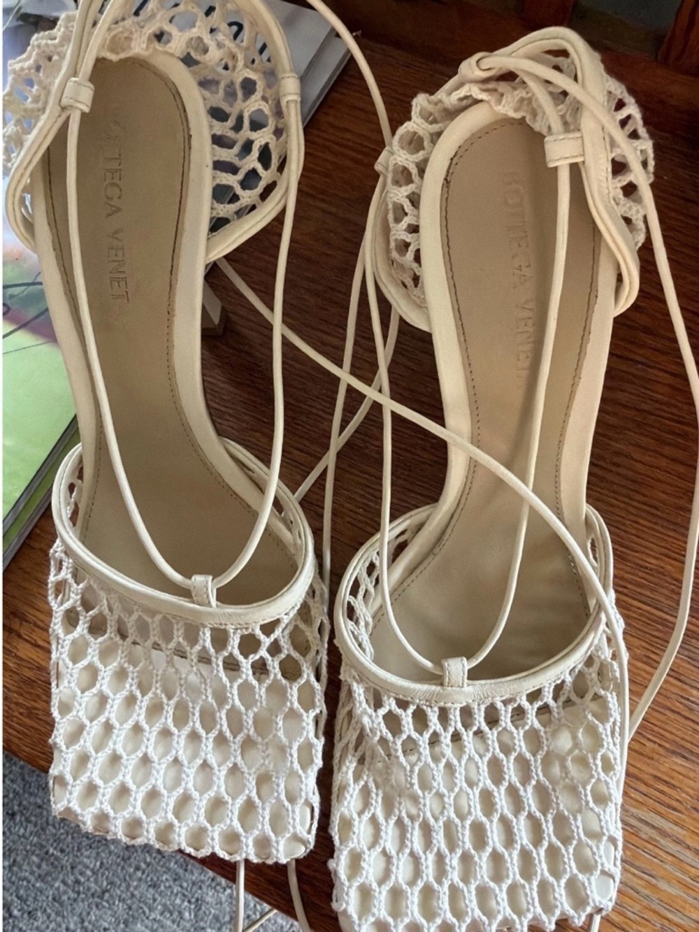 Bottega Veneta mesh heels